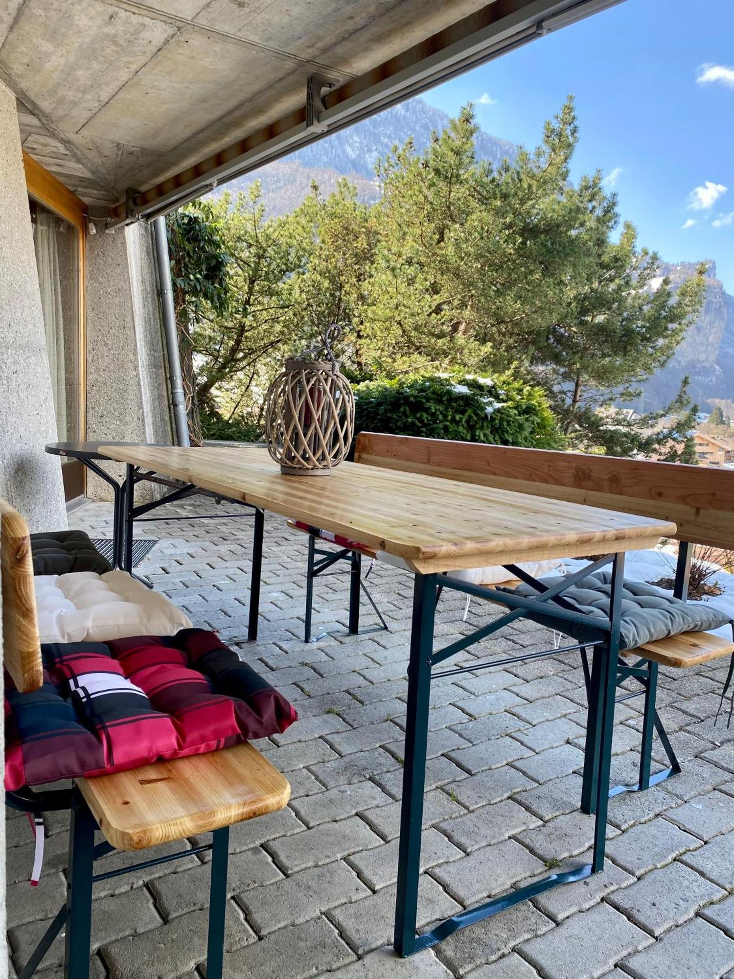 Appartement Aareschlucht- Grandiose Aussicht Fuer 2-6 Pers. Майринген Екстериор снимка
